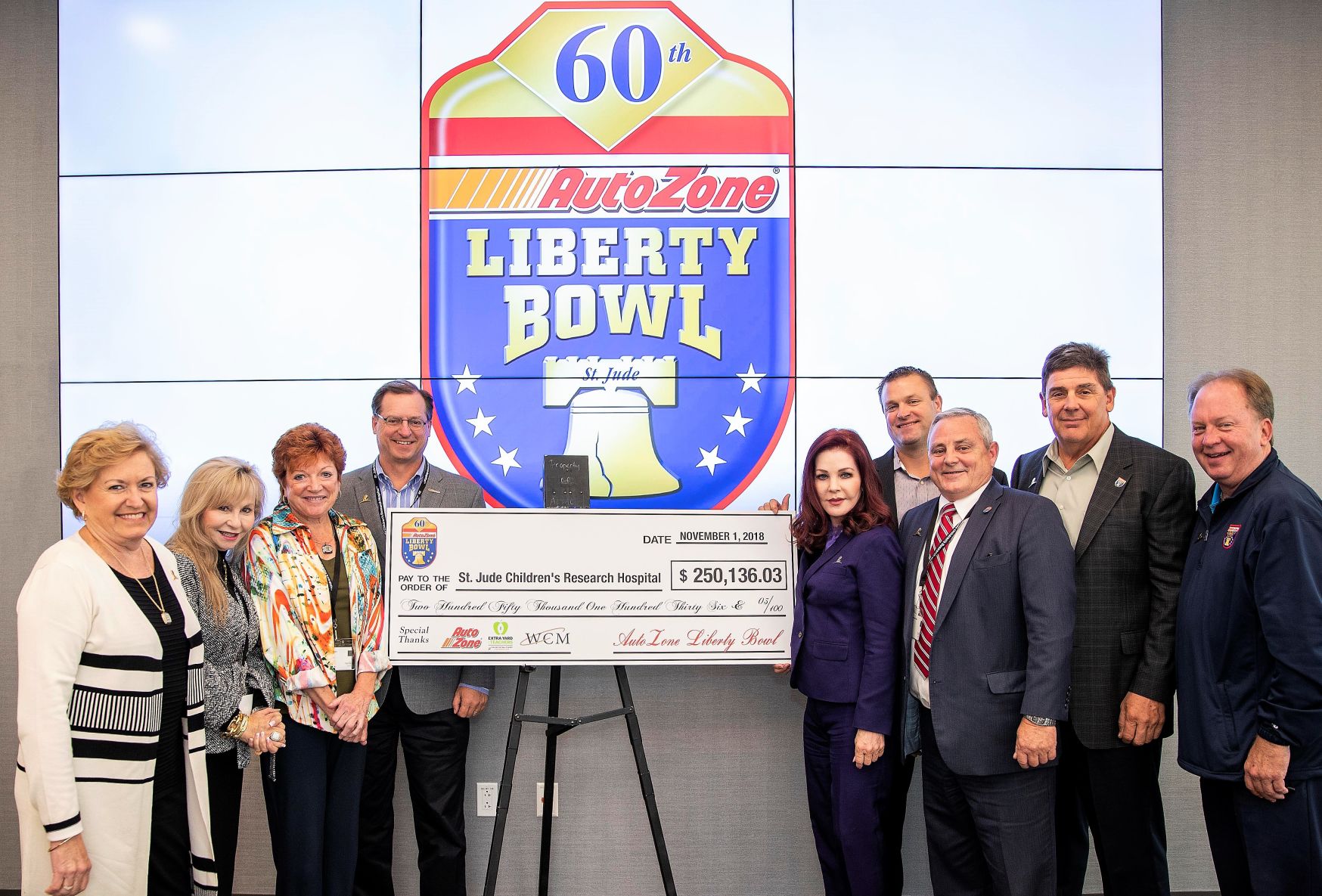 AutoZone Liberty Bowl donates to St. Jude
